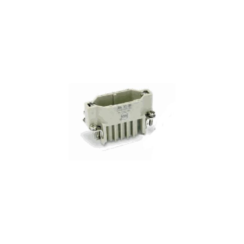 Insert HD, Raccordement à Sertir, mâle, 15 pin, 10A, Polycarbonate, 10A 